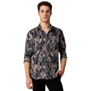 MARK & ALBERT Men's Slim Fit Cotton Formal Shirt