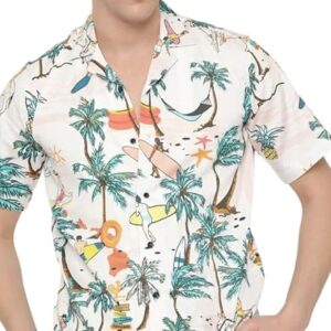 Leriya Fashion Shirt for Men | Casual Stylish | Short Sleeve |Printed Shirts | Man's Regular Fit | Summer Button Down