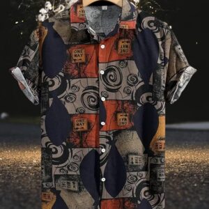 IndoPrimo Casual Shirt for Men || Shirt for Men || Men Poly Cotton Stylish Shirt || Men Printed Shirt || Men Shirt Half Sleeve - Prime